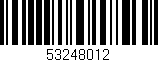 Código de barras (EAN, GTIN, SKU, ISBN): '53248012'