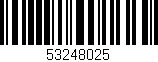 Código de barras (EAN, GTIN, SKU, ISBN): '53248025'