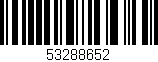 Código de barras (EAN, GTIN, SKU, ISBN): '53288652'