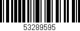 Código de barras (EAN, GTIN, SKU, ISBN): '53289595'