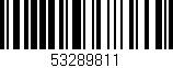 Código de barras (EAN, GTIN, SKU, ISBN): '53289811'