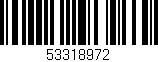 Código de barras (EAN, GTIN, SKU, ISBN): '53318972'