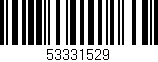 Código de barras (EAN, GTIN, SKU, ISBN): '53331529'