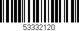 Código de barras (EAN, GTIN, SKU, ISBN): '53332120'
