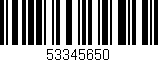 Código de barras (EAN, GTIN, SKU, ISBN): '53345650'