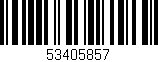 Código de barras (EAN, GTIN, SKU, ISBN): '53405857'