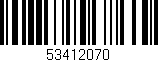 Código de barras (EAN, GTIN, SKU, ISBN): '53412070'