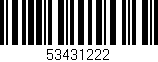 Código de barras (EAN, GTIN, SKU, ISBN): '53431222'