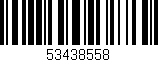 Código de barras (EAN, GTIN, SKU, ISBN): '53438558'