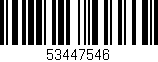 Código de barras (EAN, GTIN, SKU, ISBN): '53447546'