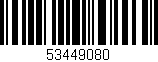 Código de barras (EAN, GTIN, SKU, ISBN): '53449080'