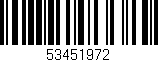 Código de barras (EAN, GTIN, SKU, ISBN): '53451972'