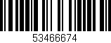 Código de barras (EAN, GTIN, SKU, ISBN): '53466674'