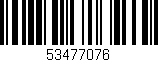 Código de barras (EAN, GTIN, SKU, ISBN): '53477076'
