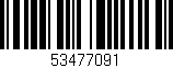 Código de barras (EAN, GTIN, SKU, ISBN): '53477091'