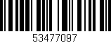 Código de barras (EAN, GTIN, SKU, ISBN): '53477097'