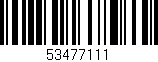Código de barras (EAN, GTIN, SKU, ISBN): '53477111'