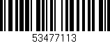 Código de barras (EAN, GTIN, SKU, ISBN): '53477113'
