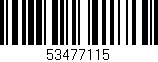 Código de barras (EAN, GTIN, SKU, ISBN): '53477115'