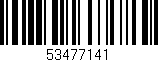Código de barras (EAN, GTIN, SKU, ISBN): '53477141'