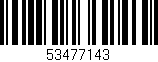 Código de barras (EAN, GTIN, SKU, ISBN): '53477143'