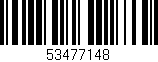 Código de barras (EAN, GTIN, SKU, ISBN): '53477148'