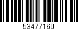 Código de barras (EAN, GTIN, SKU, ISBN): '53477160'