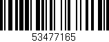 Código de barras (EAN, GTIN, SKU, ISBN): '53477165'
