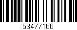 Código de barras (EAN, GTIN, SKU, ISBN): '53477166'