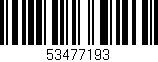Código de barras (EAN, GTIN, SKU, ISBN): '53477193'