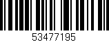 Código de barras (EAN, GTIN, SKU, ISBN): '53477195'