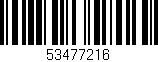 Código de barras (EAN, GTIN, SKU, ISBN): '53477216'