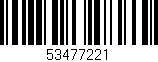 Código de barras (EAN, GTIN, SKU, ISBN): '53477221'