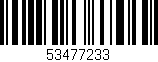 Código de barras (EAN, GTIN, SKU, ISBN): '53477233'