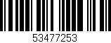 Código de barras (EAN, GTIN, SKU, ISBN): '53477253'