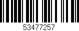 Código de barras (EAN, GTIN, SKU, ISBN): '53477257'