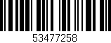 Código de barras (EAN, GTIN, SKU, ISBN): '53477258'