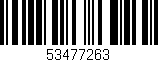 Código de barras (EAN, GTIN, SKU, ISBN): '53477263'