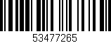 Código de barras (EAN, GTIN, SKU, ISBN): '53477265'
