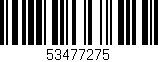 Código de barras (EAN, GTIN, SKU, ISBN): '53477275'