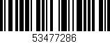 Código de barras (EAN, GTIN, SKU, ISBN): '53477286'