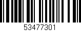 Código de barras (EAN, GTIN, SKU, ISBN): '53477301'