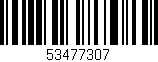 Código de barras (EAN, GTIN, SKU, ISBN): '53477307'