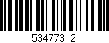 Código de barras (EAN, GTIN, SKU, ISBN): '53477312'
