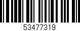 Código de barras (EAN, GTIN, SKU, ISBN): '53477319'