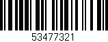 Código de barras (EAN, GTIN, SKU, ISBN): '53477321'
