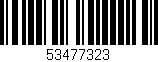 Código de barras (EAN, GTIN, SKU, ISBN): '53477323'