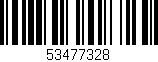 Código de barras (EAN, GTIN, SKU, ISBN): '53477328'