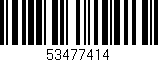 Código de barras (EAN, GTIN, SKU, ISBN): '53477414'