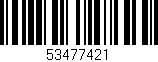 Código de barras (EAN, GTIN, SKU, ISBN): '53477421'